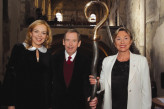 Mr and Mrs Havel with Julia Kristeva