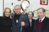Mr and Mrs Havel with Táňa Fischerová and Václav Cílek