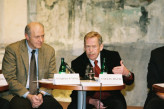 President Václav Havel with Jaques Rupnik